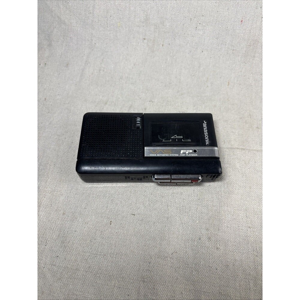 PANASONIC RN-112 2 Speed Microcassette Recorder Fast Playback Untested As-Is